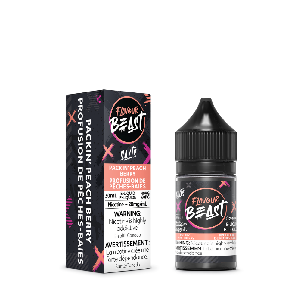 Flavour Beast E-Liquid - Packin Peach Berry 20mg/30mL