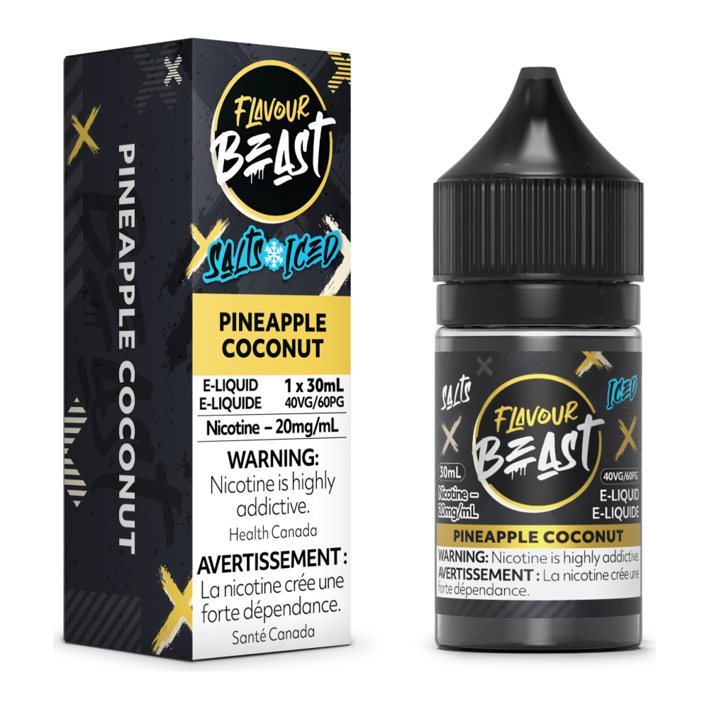 Flavour Beast E-Liquid - Pineapple Coconut Iced 20mg/30mL