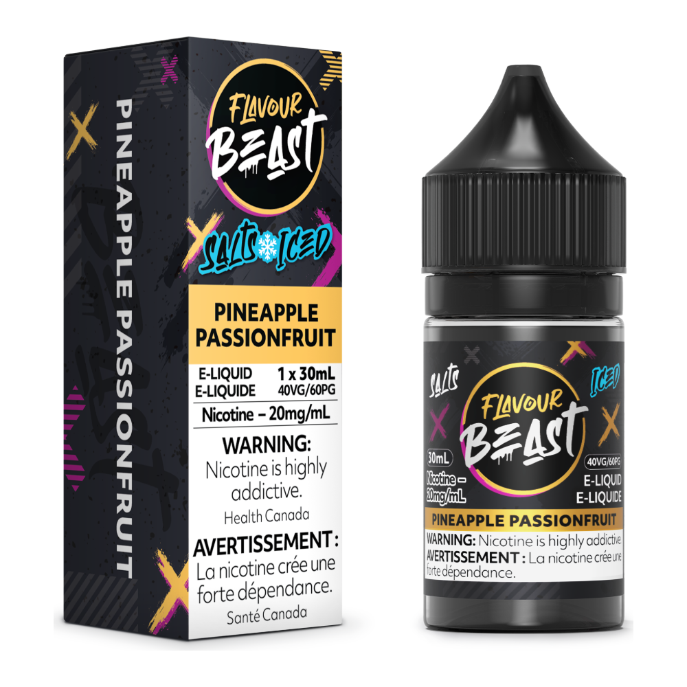 Flavour Beast E-Liquid - Pineapple Passionfruit Iced 20mg/30mL