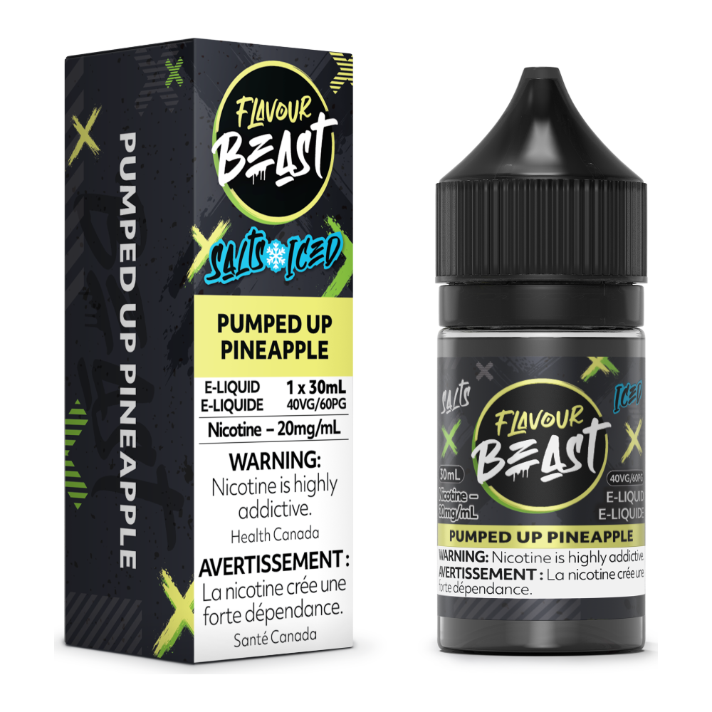 Flavour Beast E-Liquid - Pumped Up Pineapple Iced 20mg/30mL