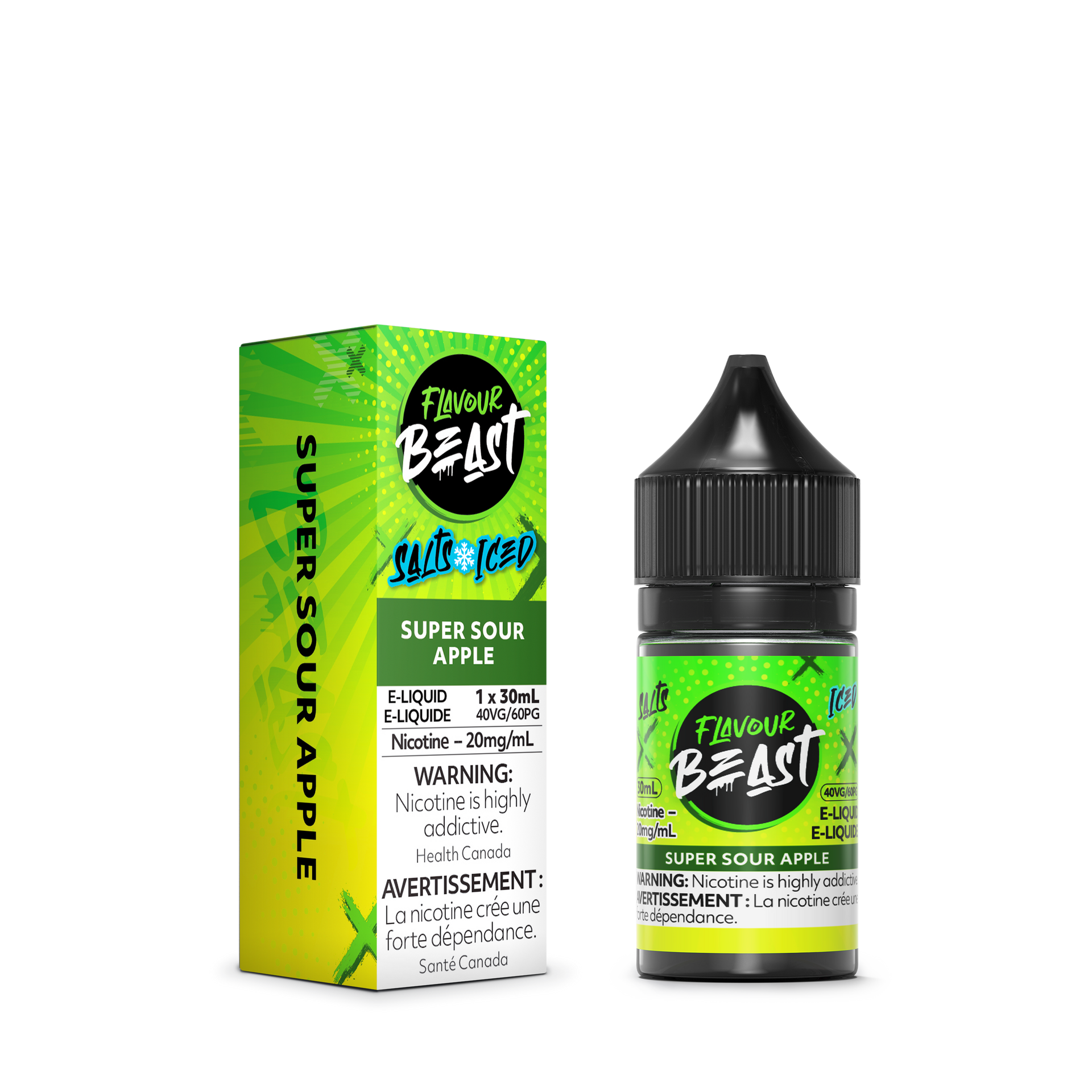 Flavour Beast E-Liquid - Super Sour Apple 20mg/30mL