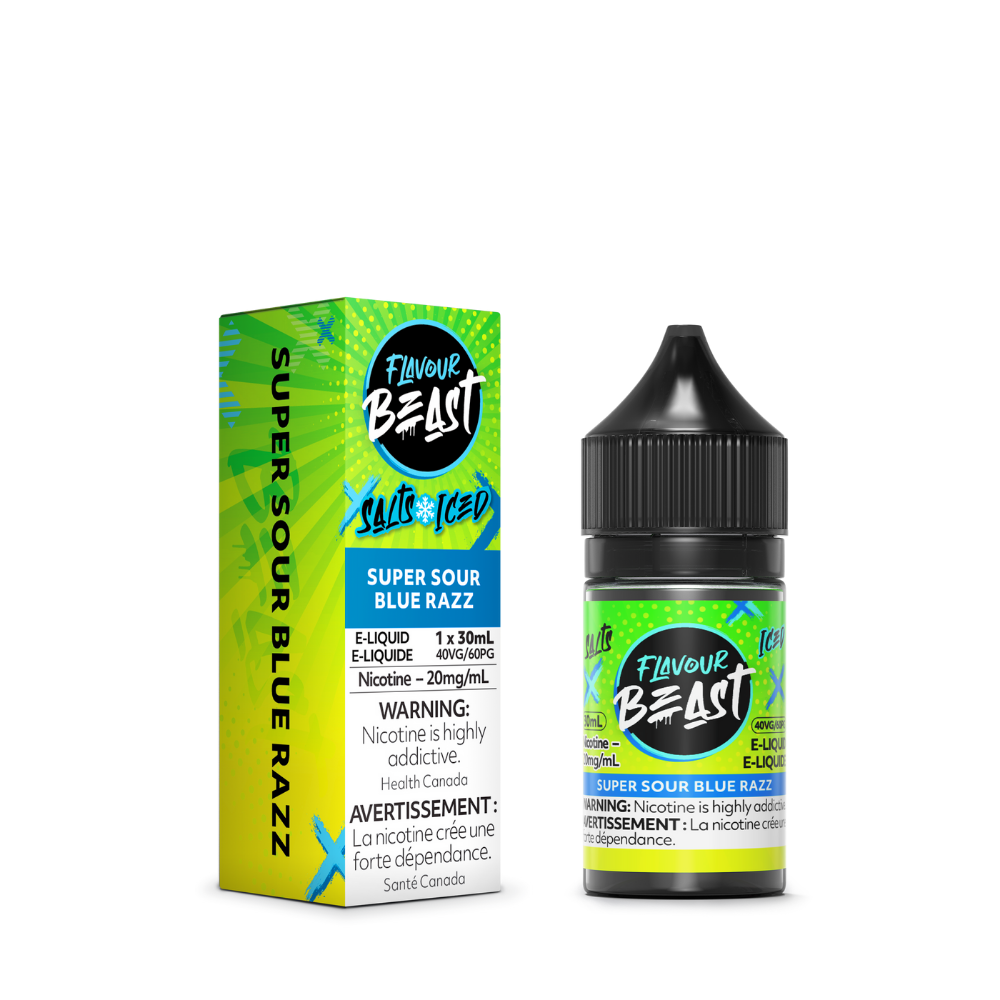 Flavour Beast E-Liquid - Super Sour Blue Razz 20mg/30mL