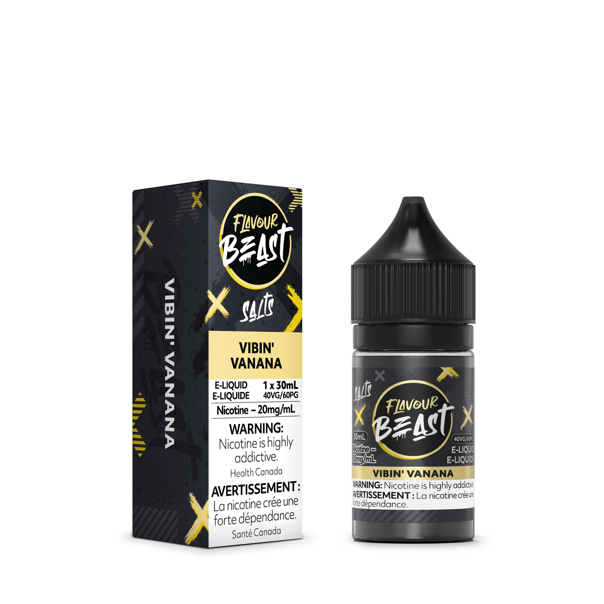 Flavour Beast E-Liquid - Vibin Vanana 20mg/30mL