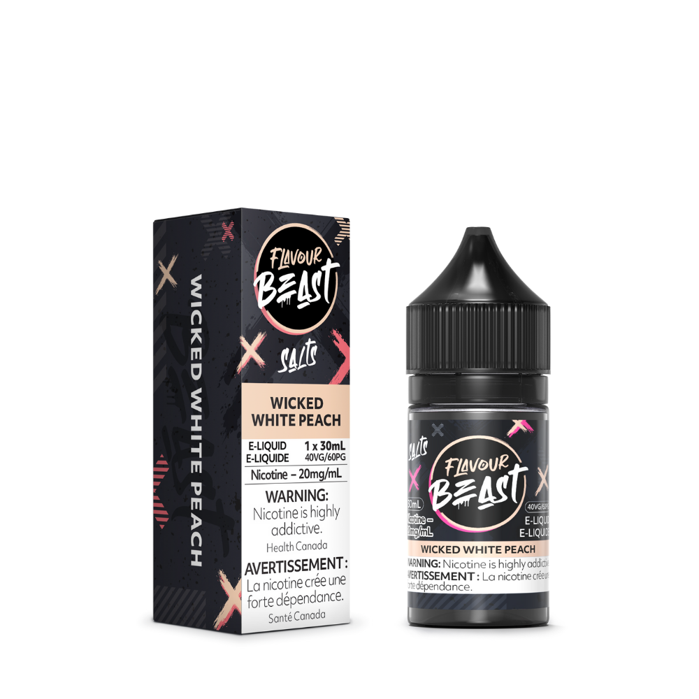 Flavour Beast E-Liquid - Wicked White Peach 20mg/30mL