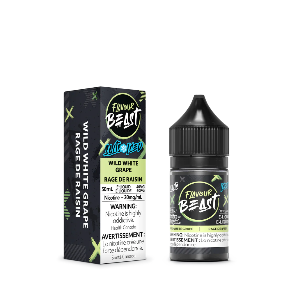 Flavour Beast E-Liquid - Wild White Grape Iced 20mg/30mL