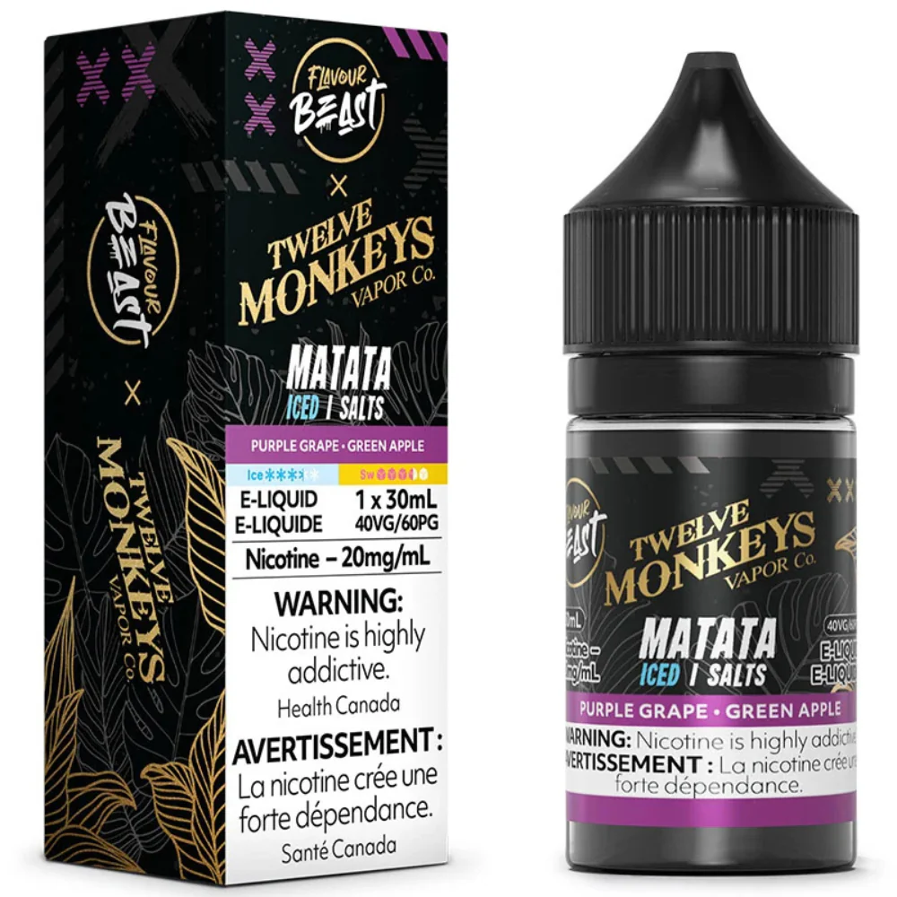 Flavour Beast x 12 Monkeys E-Liquid - Matata Iced 20mg/30mL