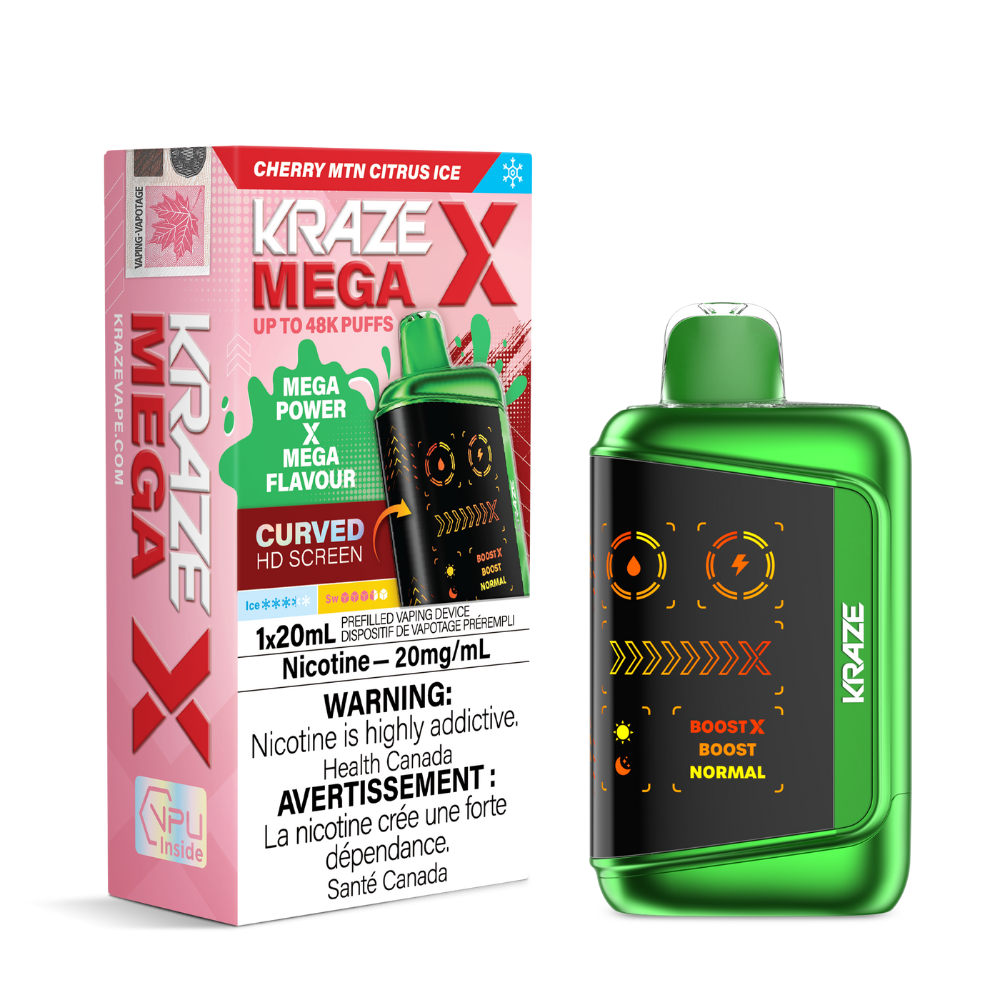 Kraze Mega X - Cherry MTN Citrus Ice 20mg