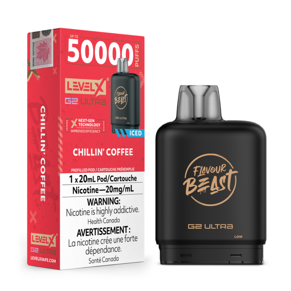 Level X G2 Ultra Pod 20mL - Flavour Beast - Chillin’ Coffee Iced 20mg