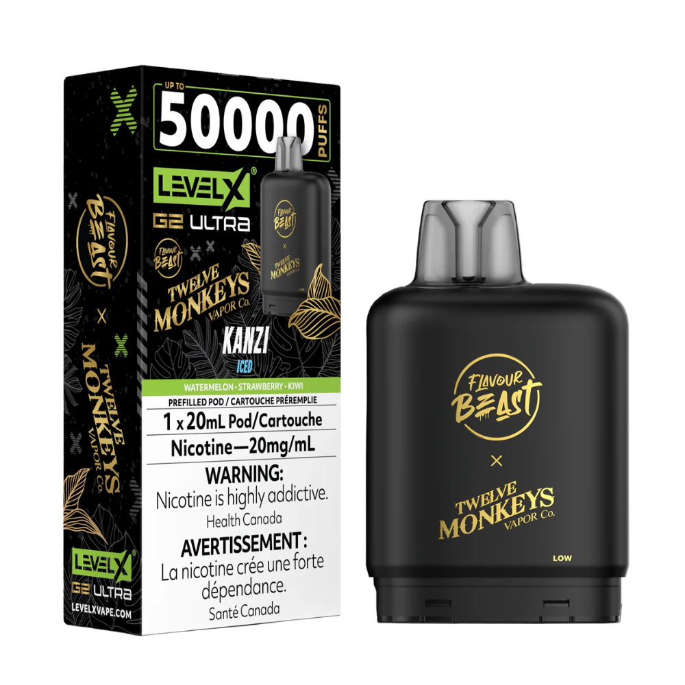 Level X G2 Ultra Pod 20mL - Flavour Beast - Kanzi Iced 20mg