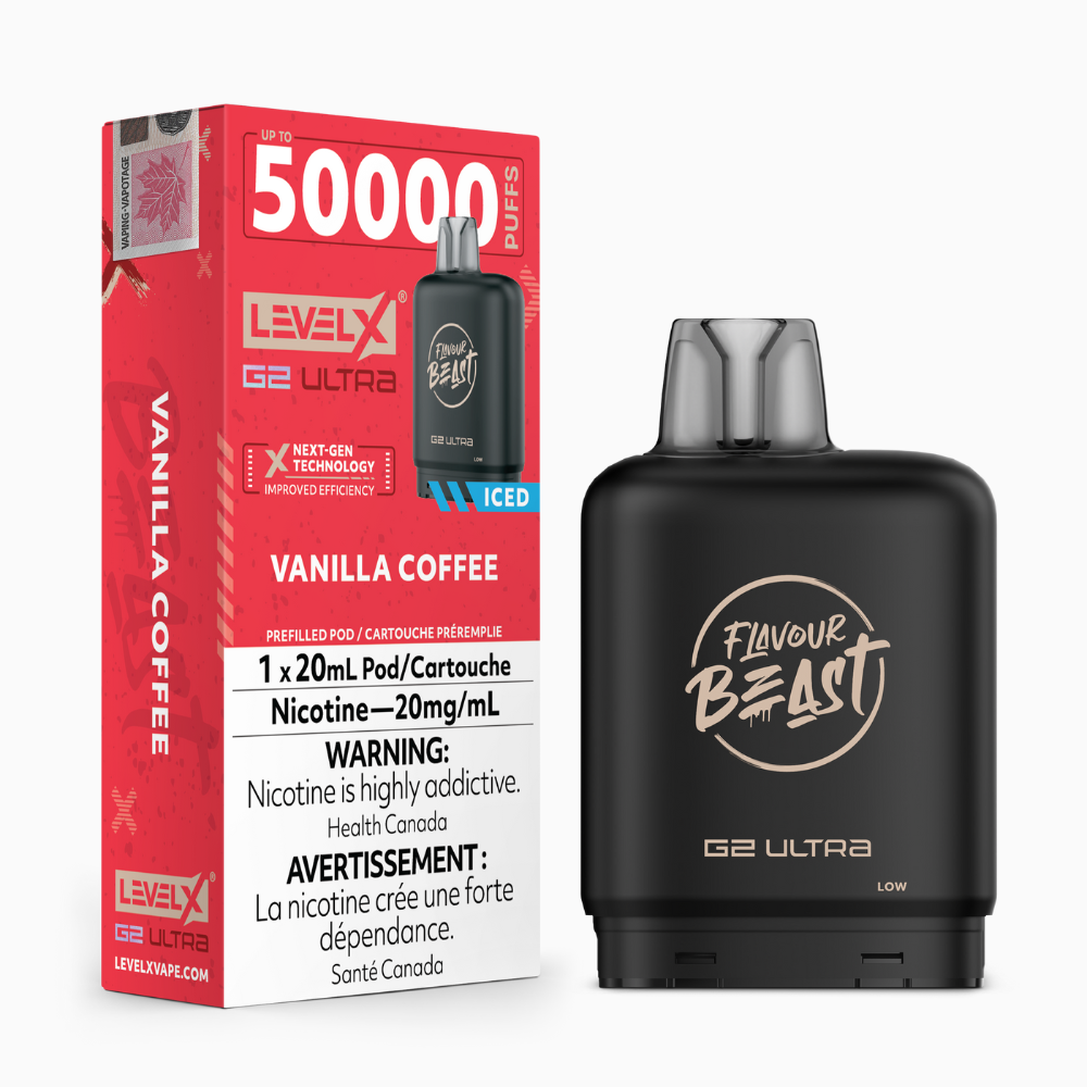 Level X G2 Ultra Pod 20mL - Flavour Beast - Vanilla Coffee Iced 20mg