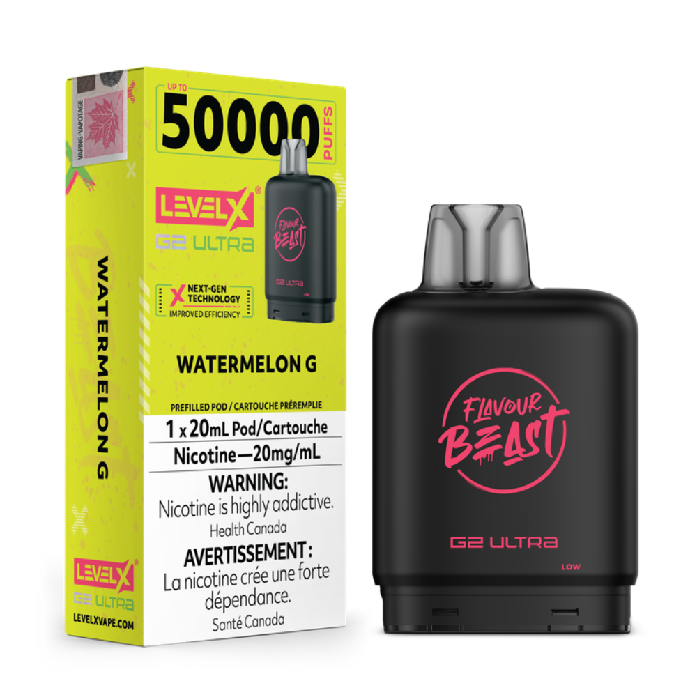 Level X G2 Ultra Pod 20mL - Flavour Beast - Watermelon G 20mg