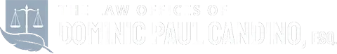 A logo for a law firm with a scale of justice on it.