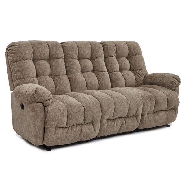 Beige tufted loveseat with rounded arms on a white background
