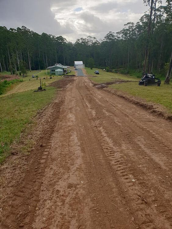 Before New Driveway Construction — Civil Contractors in Coopernook, NSW
