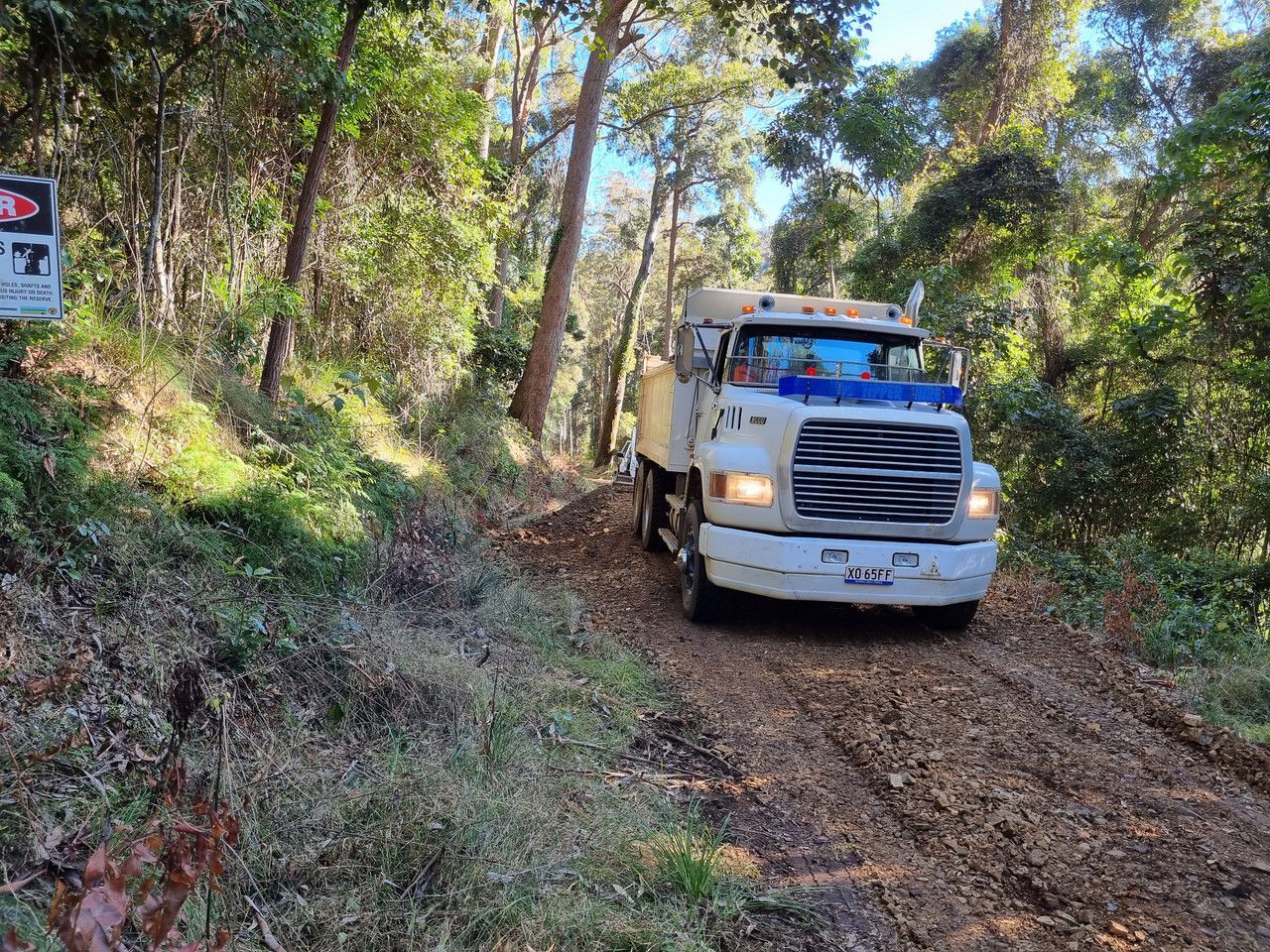 Skid Loader on Construction Site — Civil Contractors in Coopernook, NSW