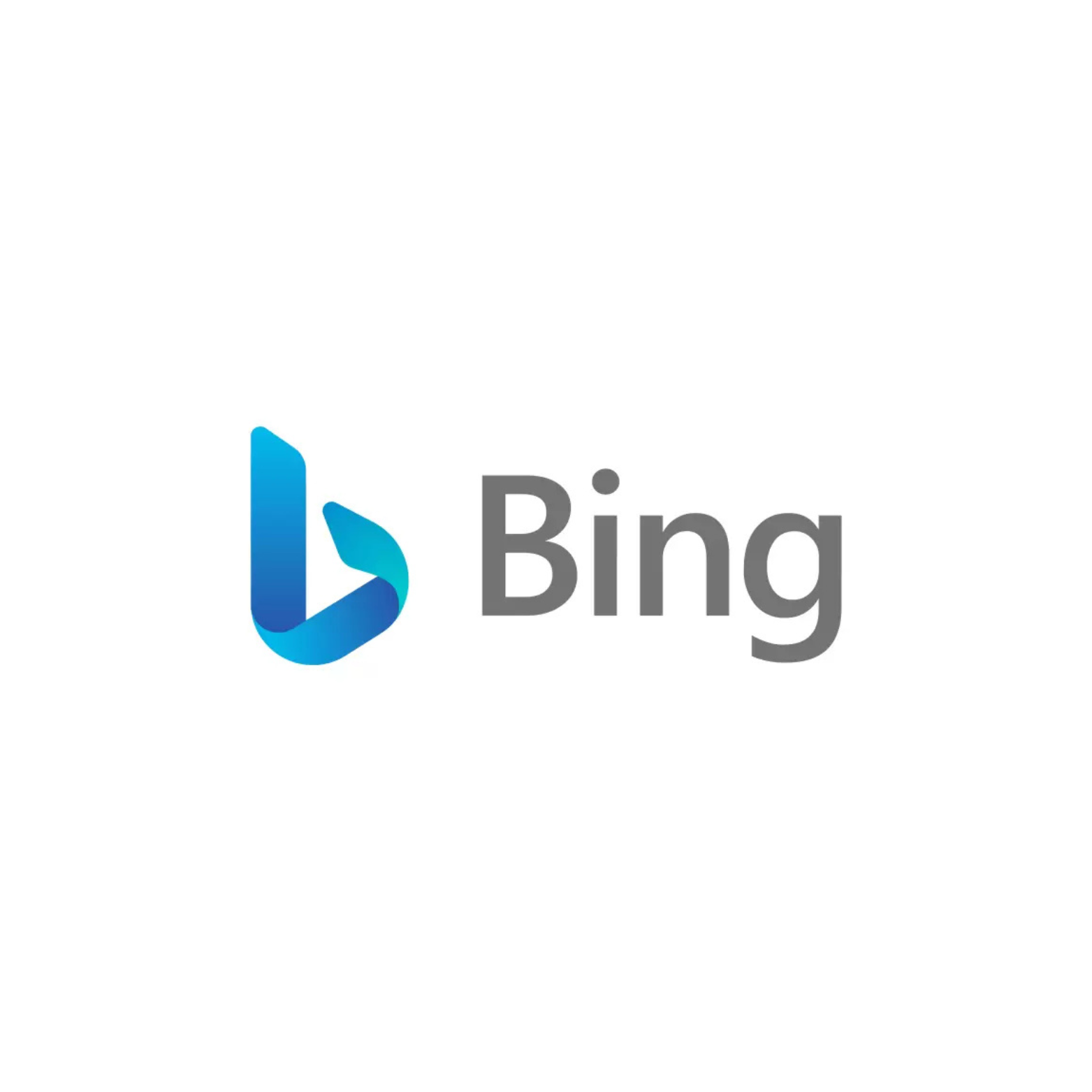 The bing logo is blue and gray on a white background.