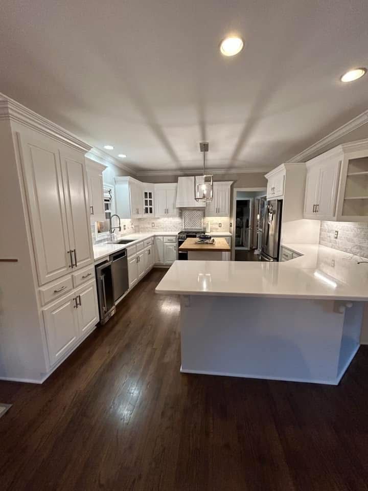Newly installed cabinet