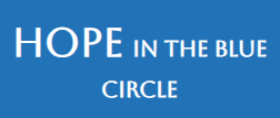 Creative Care Counselling LLC A blue background with white text that says hope in the blue circle