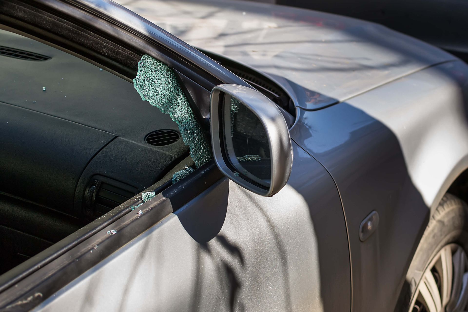Windshield Being Replaced By Staff