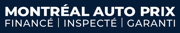 A logo for montreal auto prix finance inspecte garanti