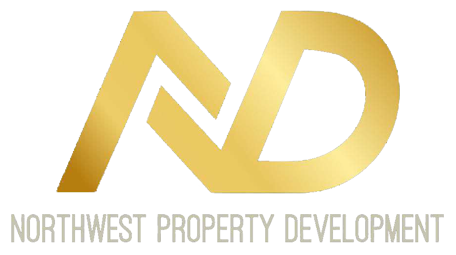 Gold “NPD” logo with “Northwest Property Development” text below