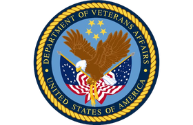 U.S. Department of Veterans Affairs seal with eagle, stars, and American flag