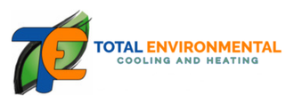 The logo for total environmental cooling and heating