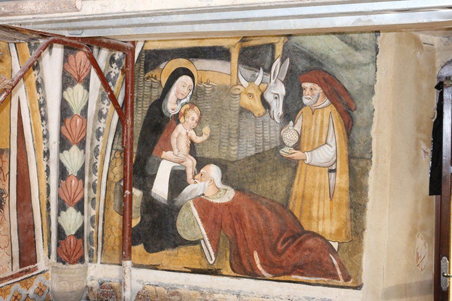 Cappella Cimiteriale di San Maurizio - Castelnuovo (CN) Affreschi del 1459
