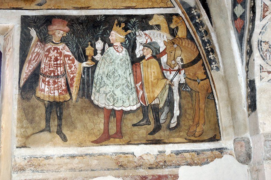 Cappella Cimiteriale di San Maurizio - Castelnuovo (CN) Affreschi del 1459