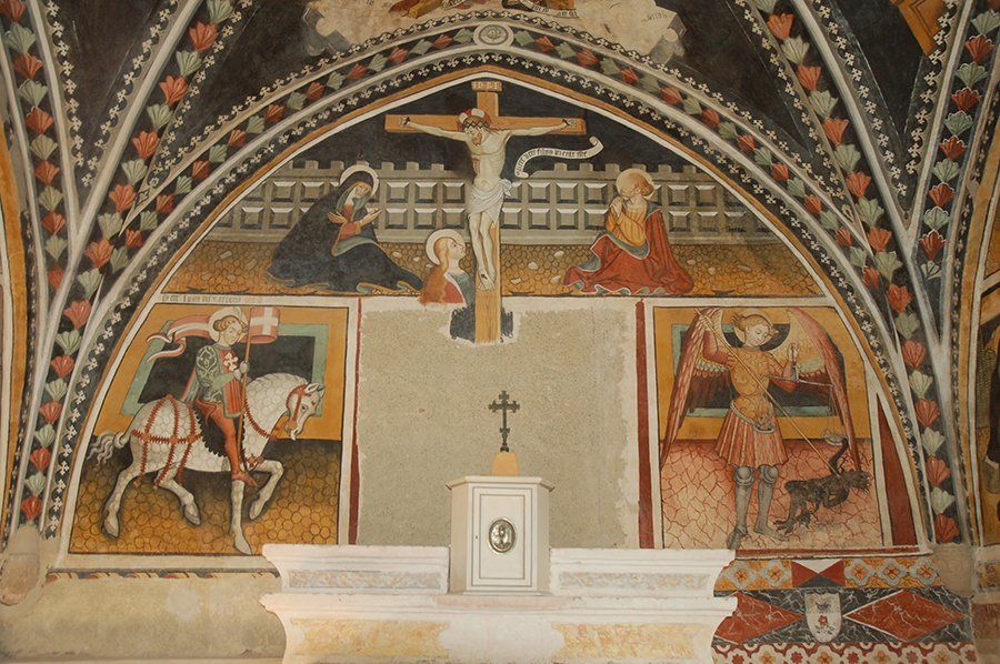 Cappella Cimiteriale di San Maurizio - Castelnuovo (CN) Affreschi del 1459