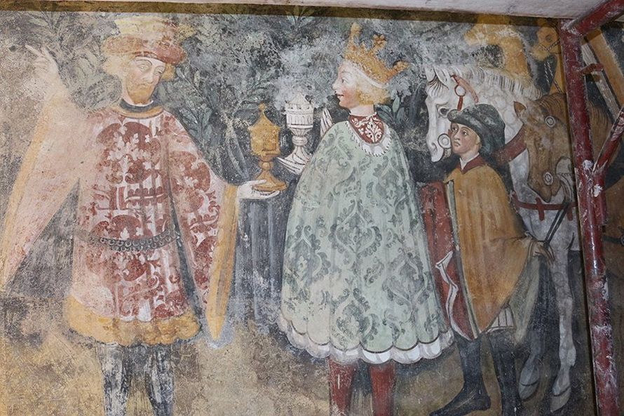 Cappella Cimiteriale di San Maurizio - Castelnuovo (CN) Affreschi del 1459