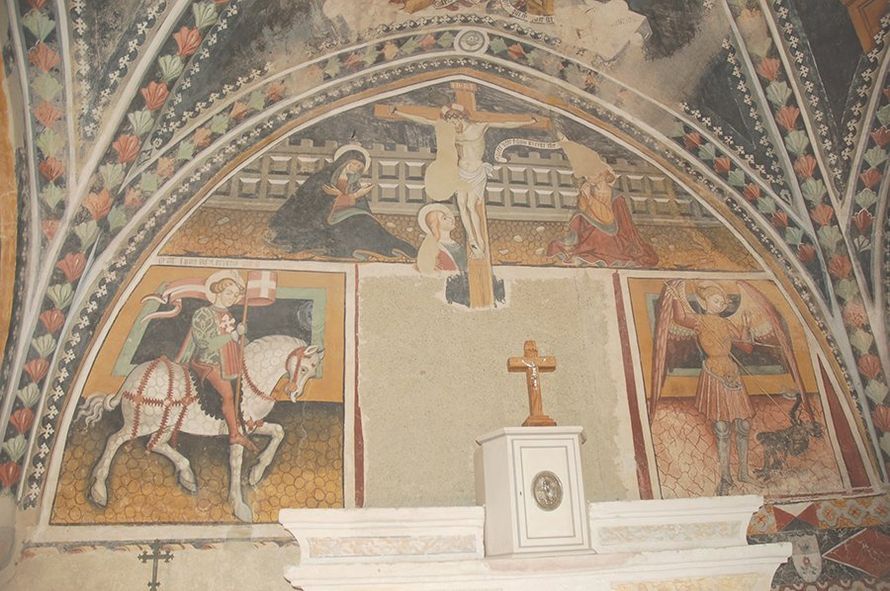 Cappella Cimiteriale di San Maurizio - Castelnuovo (CN) Affreschi del 1459