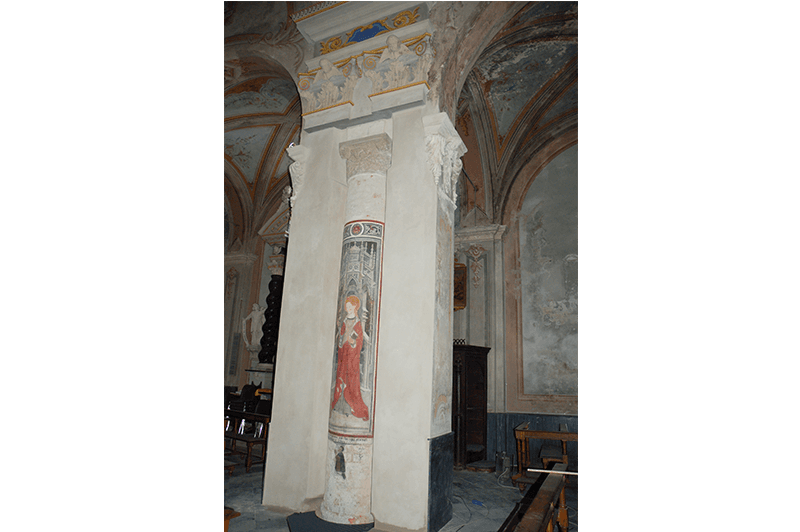 Affresco Santa Caterina d'Alessandria - Murialdo (SV)