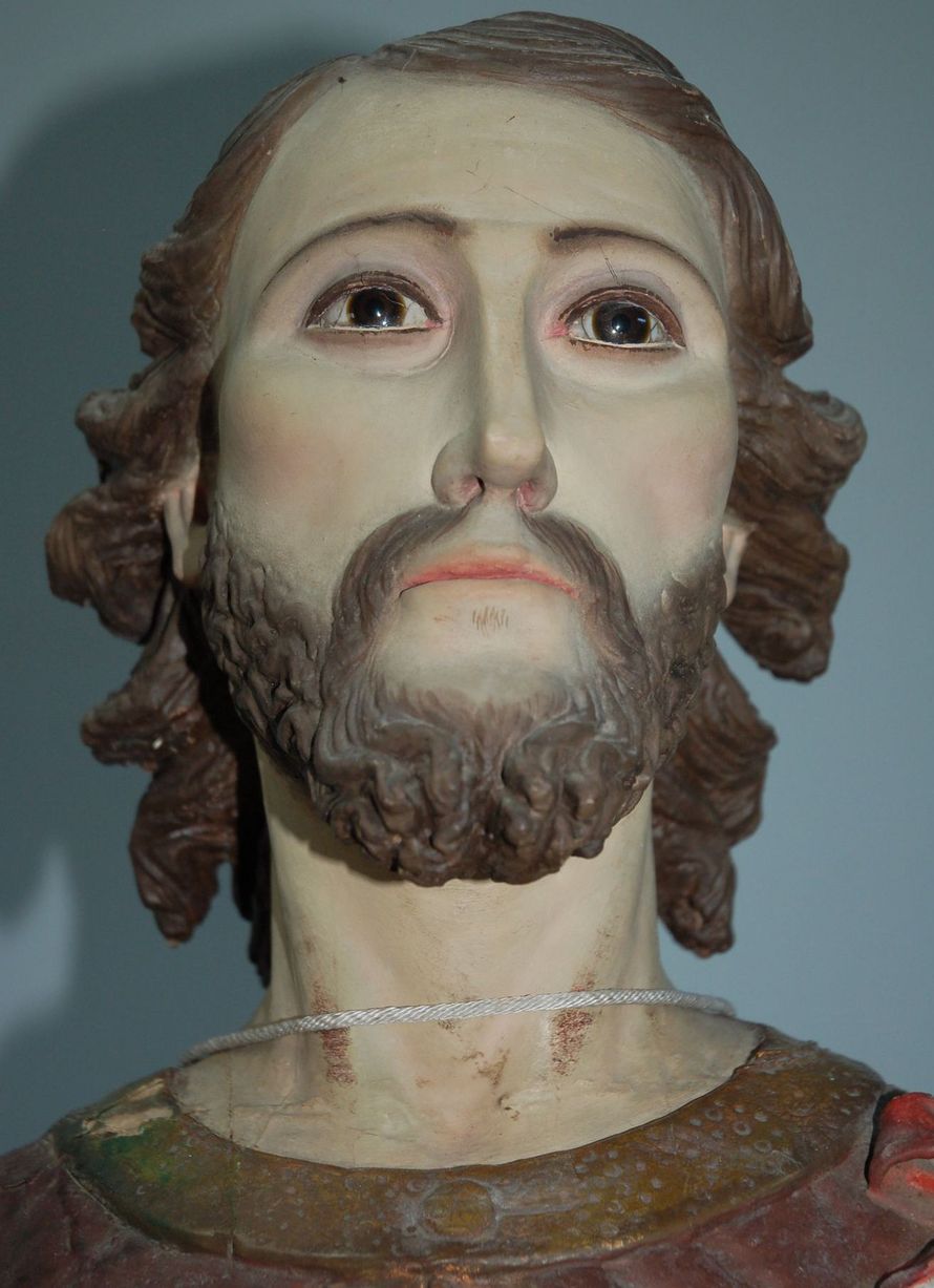 Restauro scultura San Rocco Chiesa San Giovanni Battista
