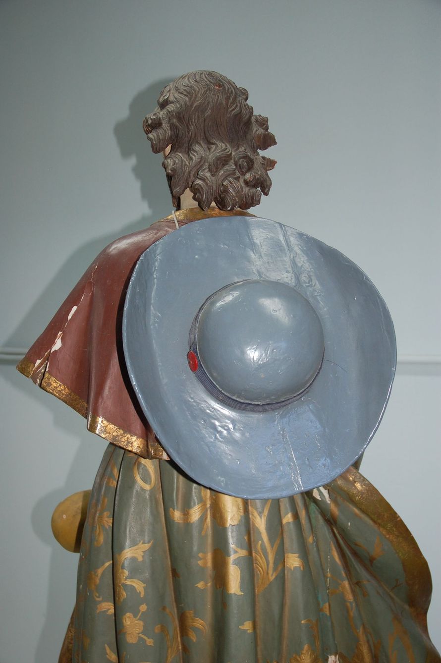 Restauro scultura San Rocco Chiesa San Giovanni Battista