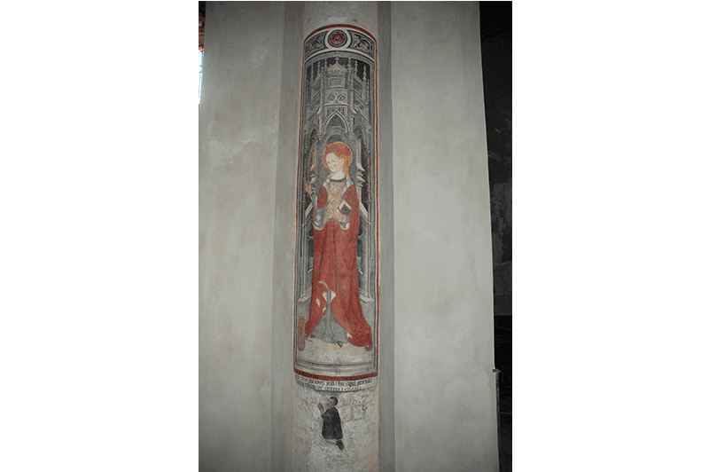 Affresco Santa Caterina d'Alessandria - Murialdo (SV)