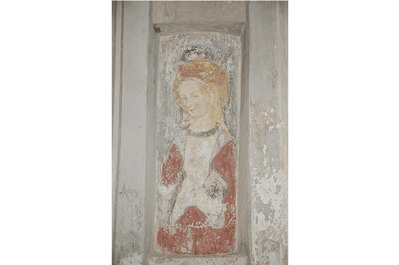 Affresco Santa Caterina d'Alessandria - Murialdo (SV)