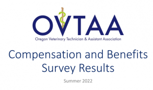 A logo for the oregon veterinary technician and assistant association
