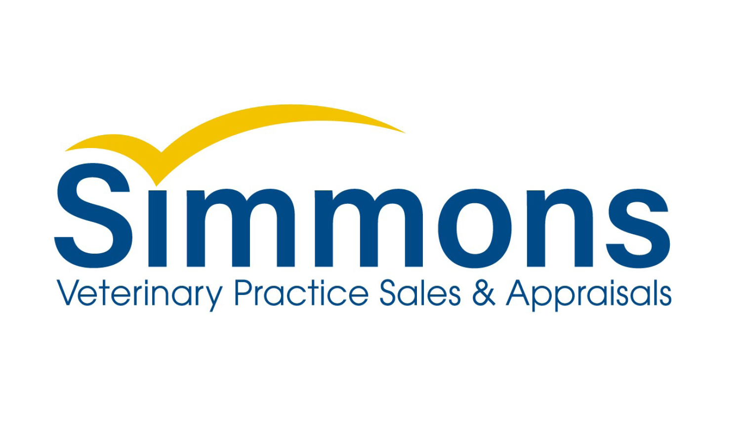 A logo for simmons veterinary practice sales and appraisals