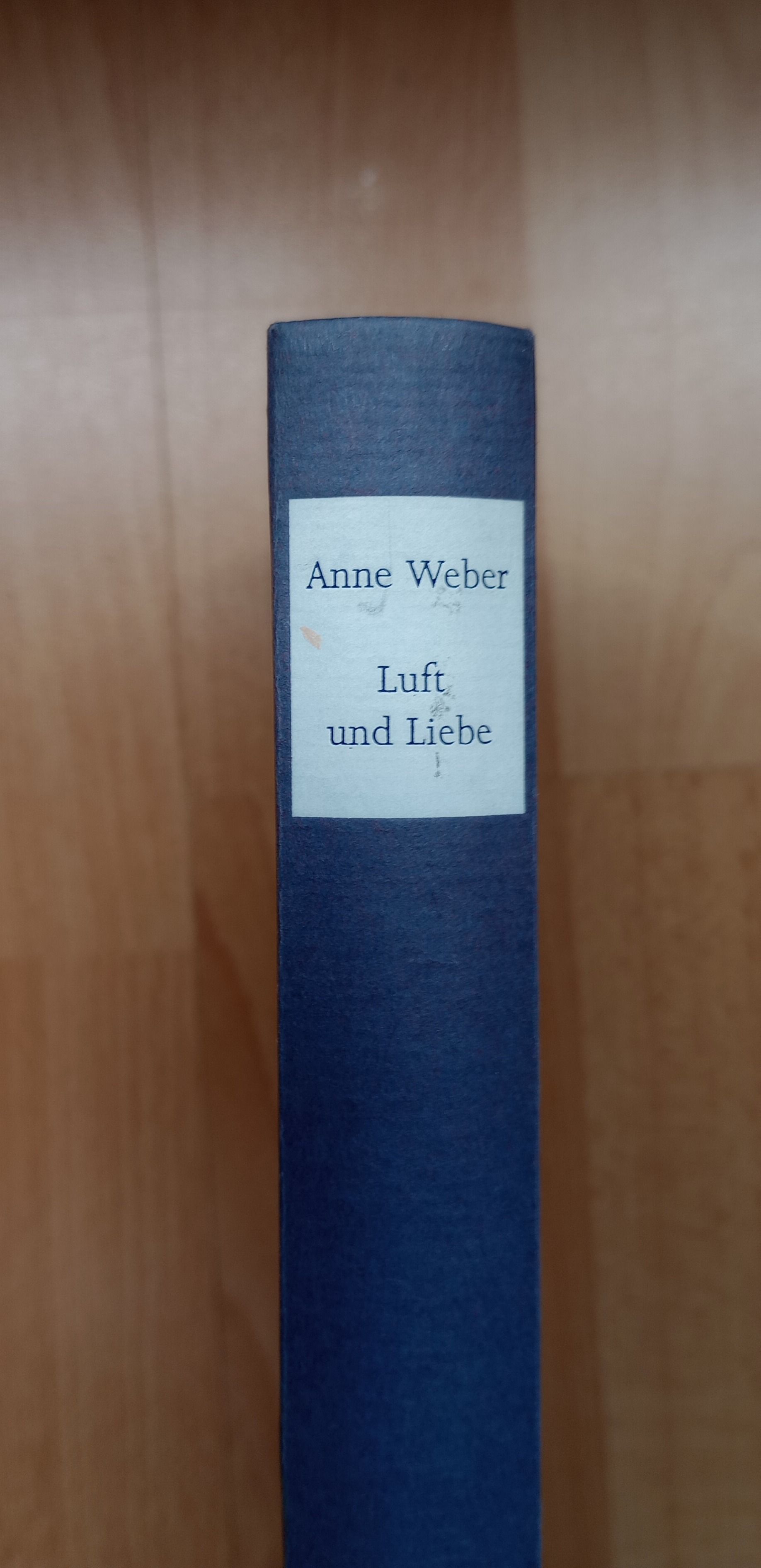Anne Weber: Luft und Liebe (Roman, 2010)