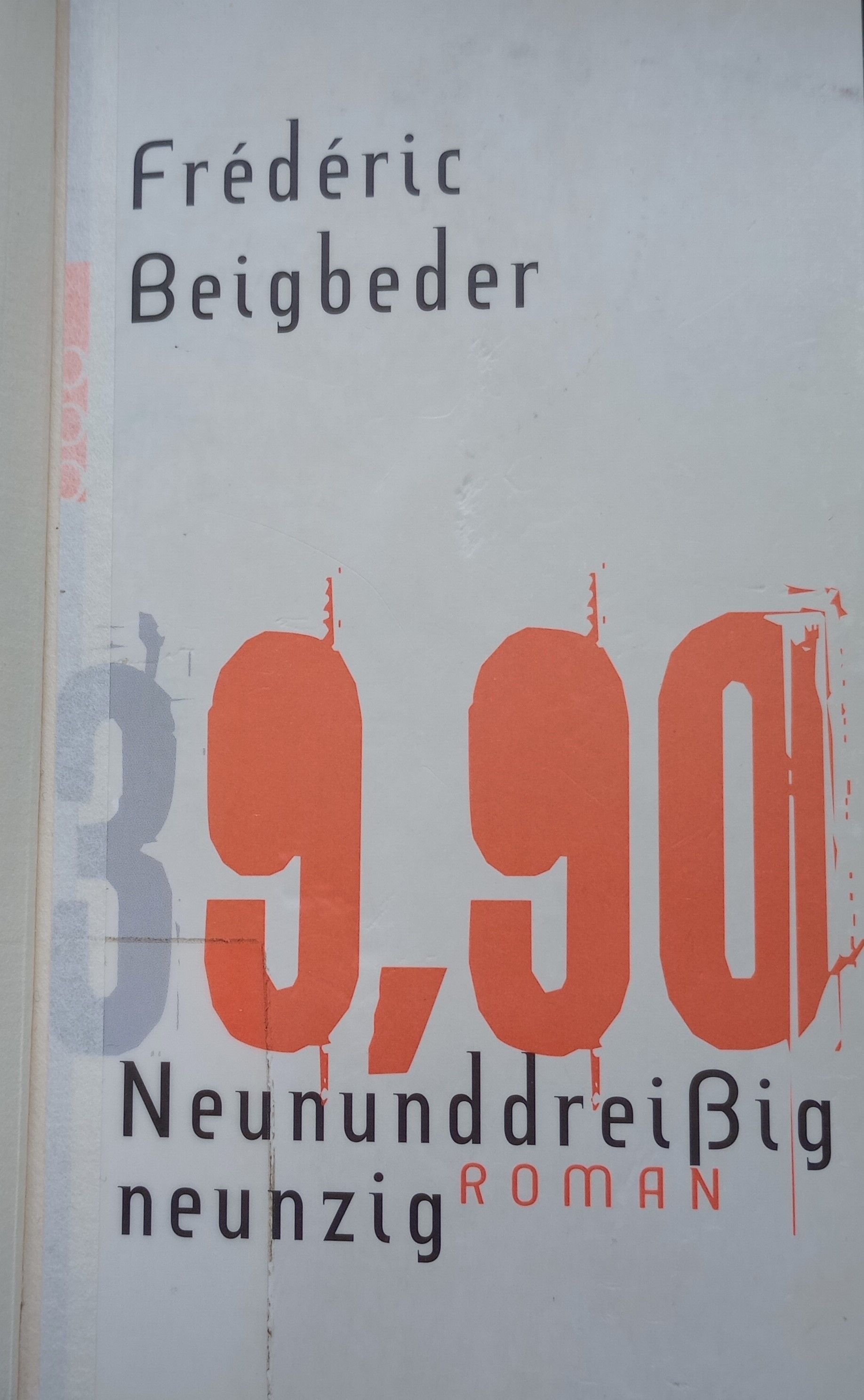 Der Roman 39,90 von Frédéric Beigbeder
