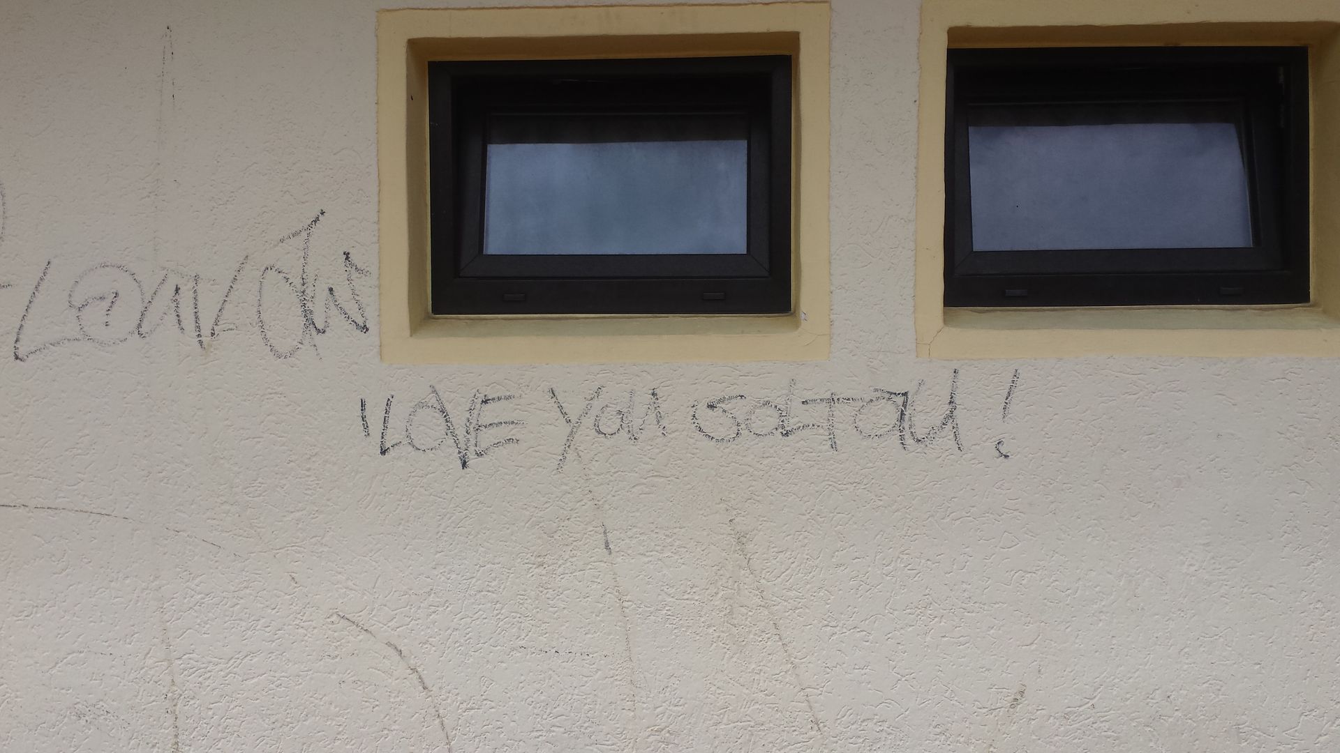 Graffito am Bahnhof Soltau