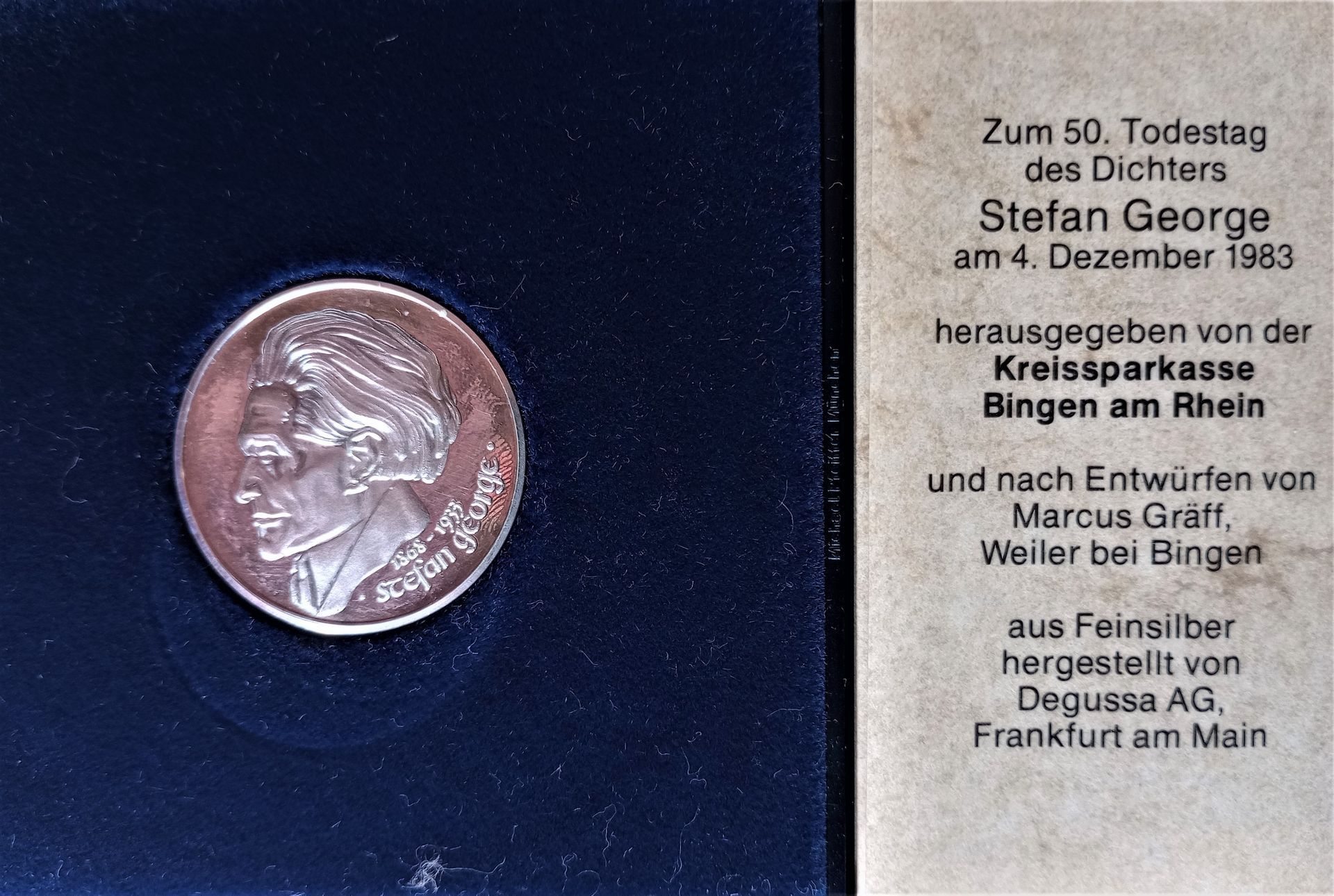 Stefan George Gedenkmünze Stefan George (1983)