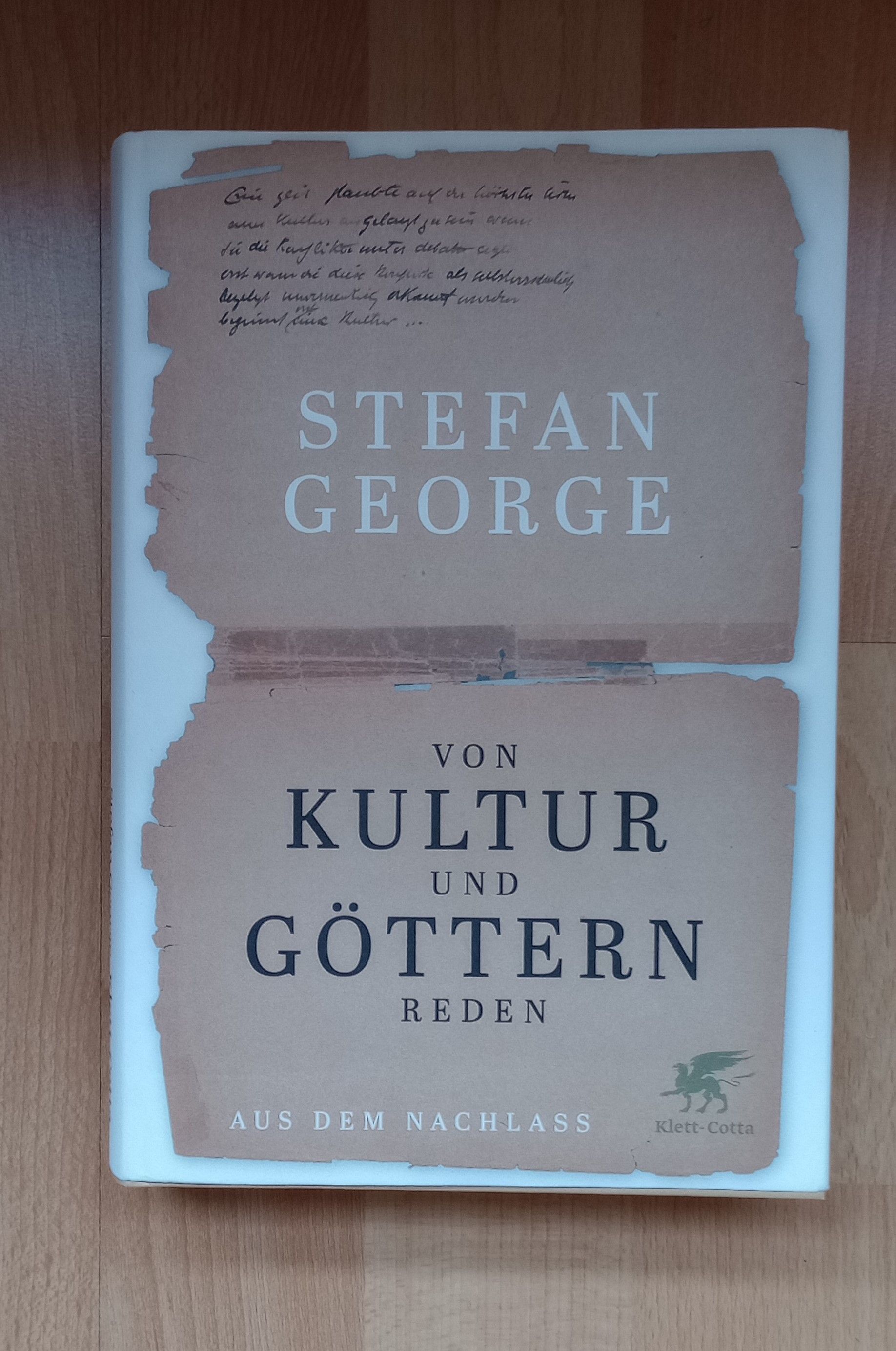 Stefan George, Aus dem Nachlass