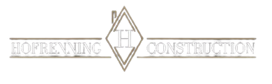 Logo for Höfrenning Construction: Diamond-shaped house outline with letter "H" and company name.