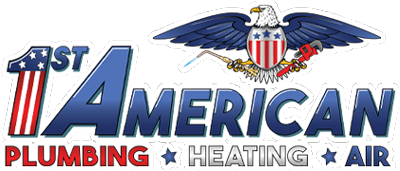 Logo: American flag-themed 