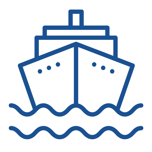 Commercial shipping jobs icon