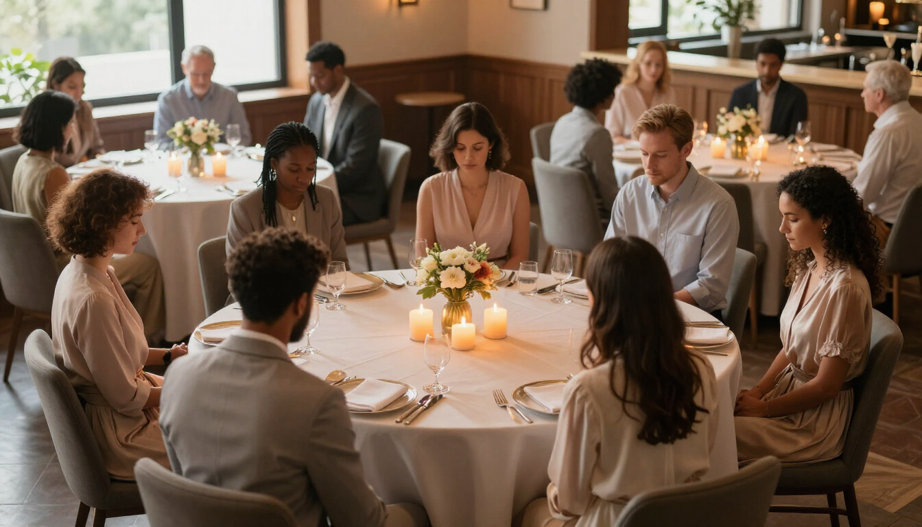 Prayer breakfast gathering