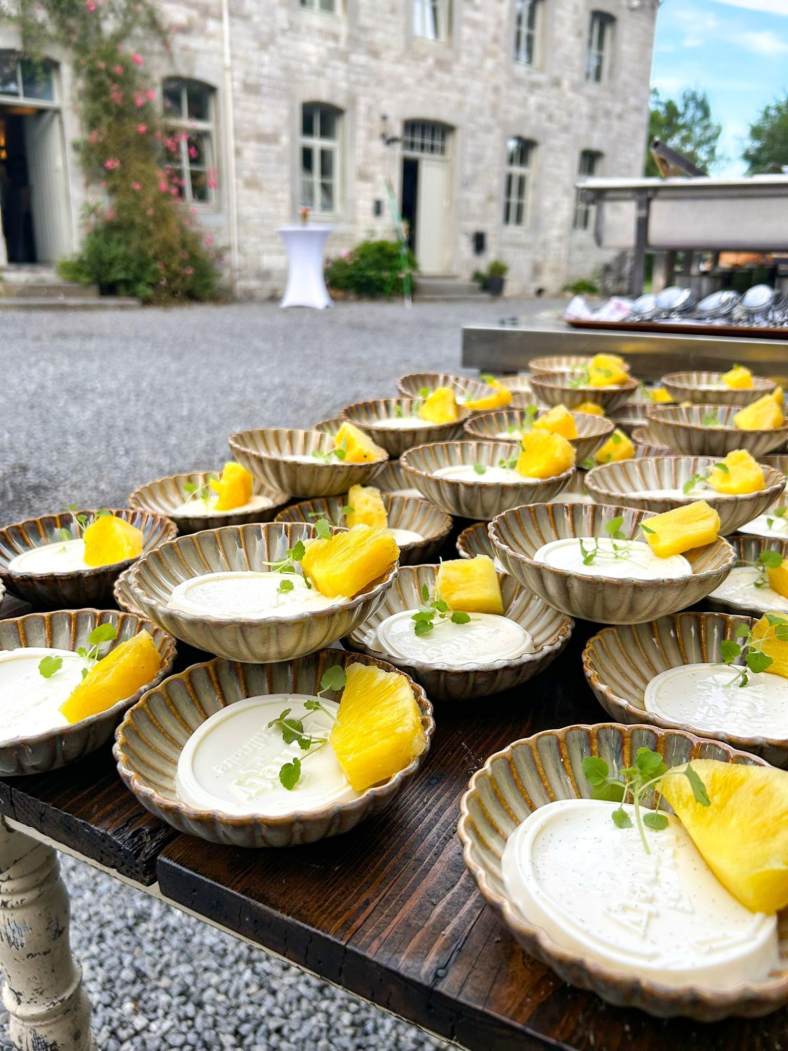 Dessert ananas