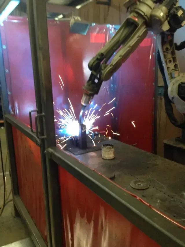 Automated Robotic Welding Machine — Wills Point, TX — R -5 Metal Fabricators Inc